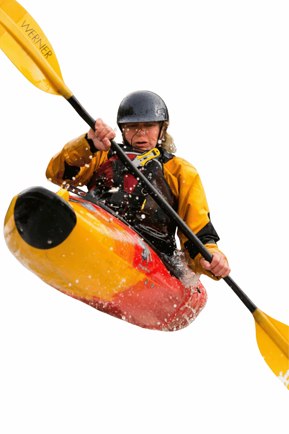 White Water kayaker
